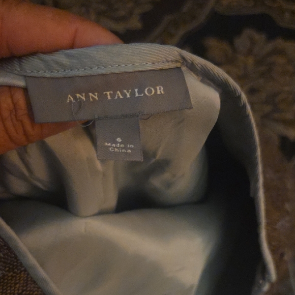Ann Taylor Brown Floral Pencil Skirt - Picture 2 of 2